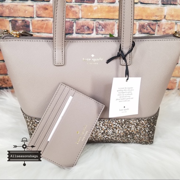 Kate spade Ina Greta Court Satchel & Card case SET - Picture 2 of 8